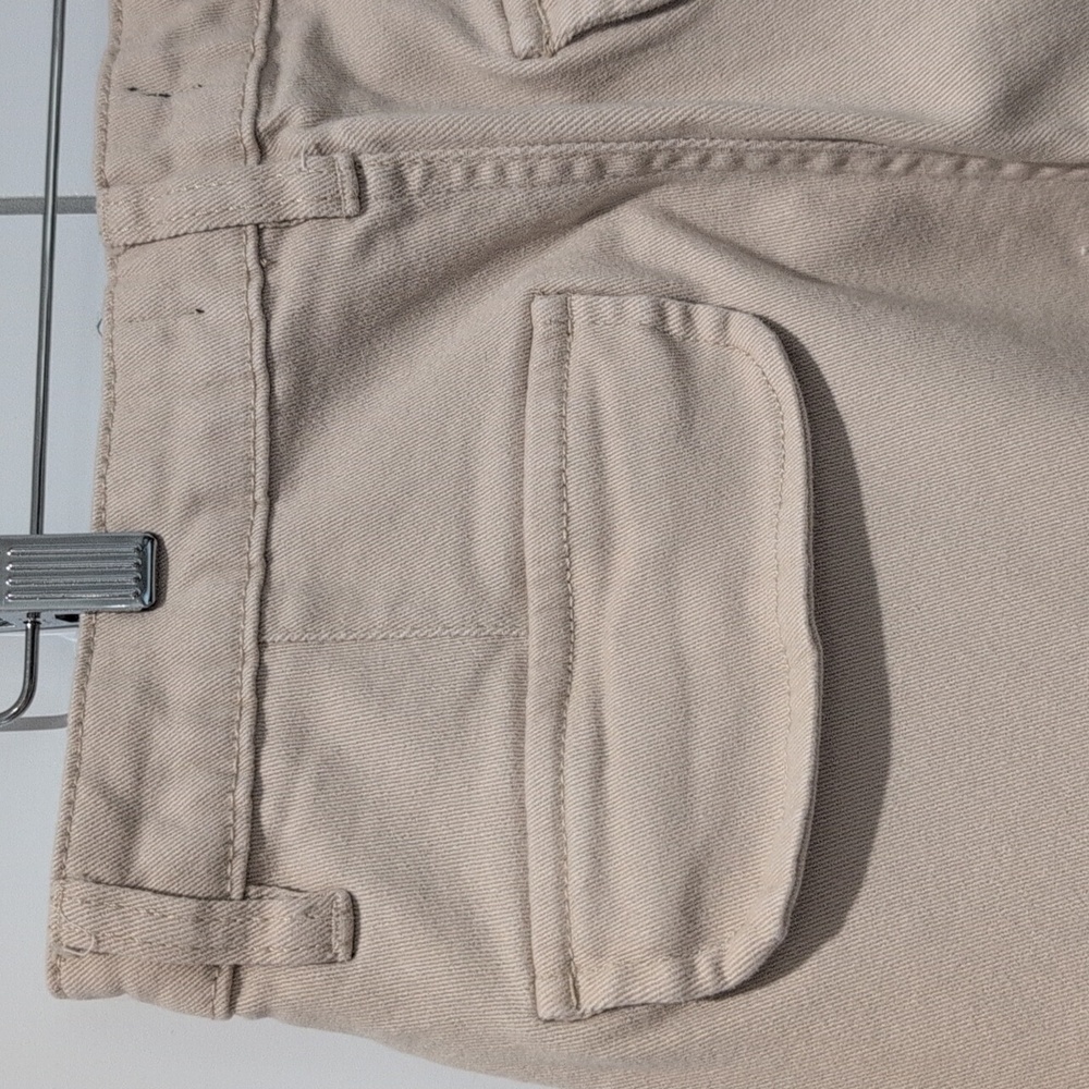 Bluenotes Super High-rise Baggy Utility Pants Light Tan Soft Denim Size Small - Picture 5 of 10